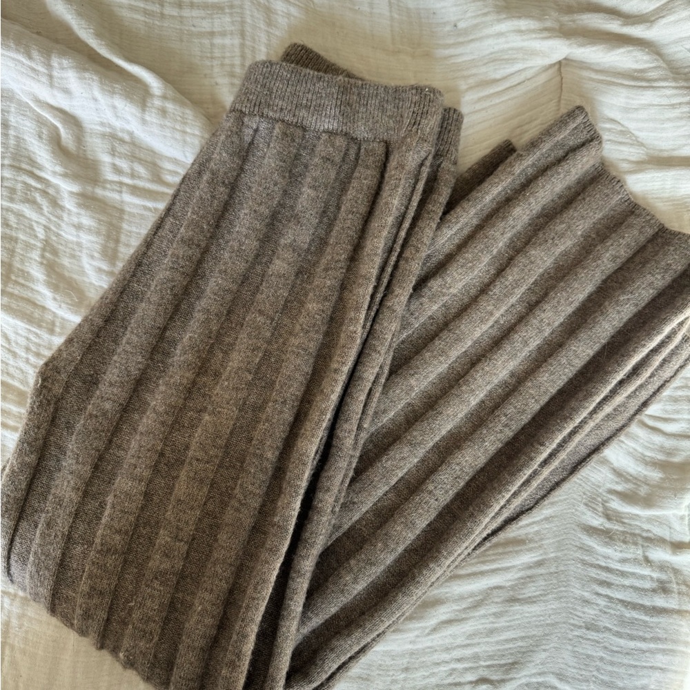 Cozy Ribbed Knit Pants